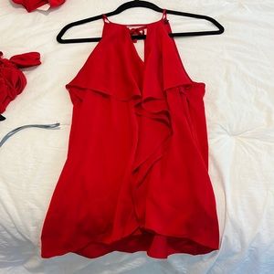 GUESS RED BLOUSE TOP